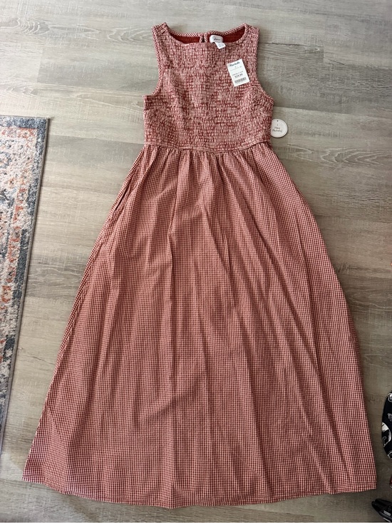 Dresses & Skirts - Sleeveless Smocked Maxi Dress - Rust Red